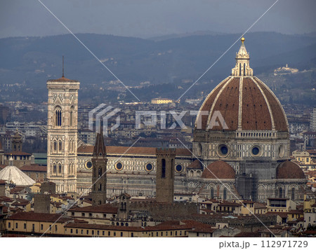 florence dome brunelleschi view from san miniato church florence dome brunelleschi view from san miniato church 112971729