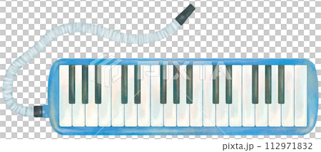 帶軟管的鍵盤口琴插圖 112971832