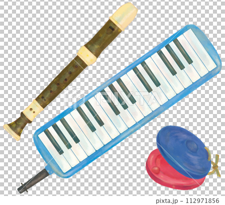 音楽の授業で使う楽器セット 112971856