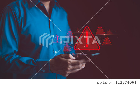 Cybersecurity concept. User privacy security encryption, Secure internet access Future technology and cybernetics, illegal connection, information security, Cyber crime prevention, data vulnerability, 112974061