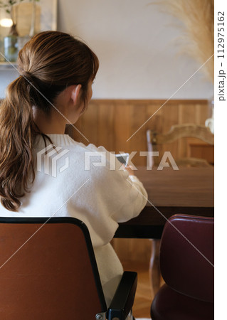 子供の面倒を見ている母親 112975162