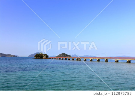 【香川県】 晴天の津嶋神社(子供の神様) 【香川県】 晴天の津嶋神社(子供の神様) 112975783
