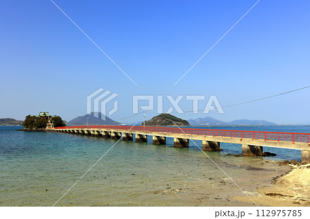 【香川県】 晴天の津嶋神社（子供の神様） 112975785