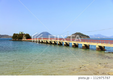【香川県】 晴天の津嶋神社（子供の神様） 112975787