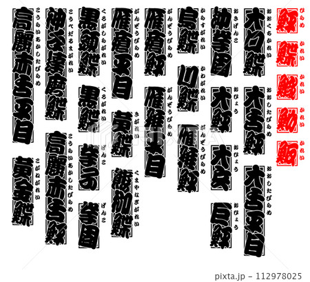 鮃 鰈 ヒラメ カレイ ひらめ かれい Flatfish Flounder 日本語 2 112978025