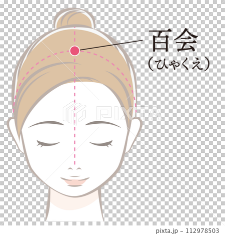 ツボ　百会 112978503