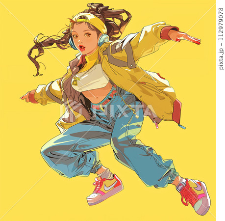 ヒップホップダンサー ヒップホップダンサー 112979078