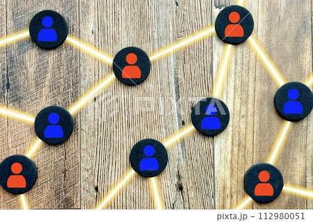 男女関係の相関図 112980051