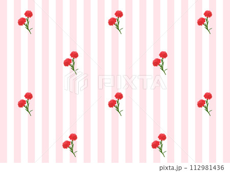 カーネーションの背景素材 112981436