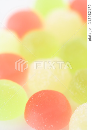 日本の果物の豊かな香りとやさしい甘さのグミキャンディ 日本の果物の豊かな香りとやさしい甘さのグミキャンディ 112982179