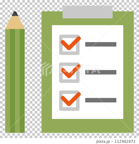 檢查表的插圖 112982872