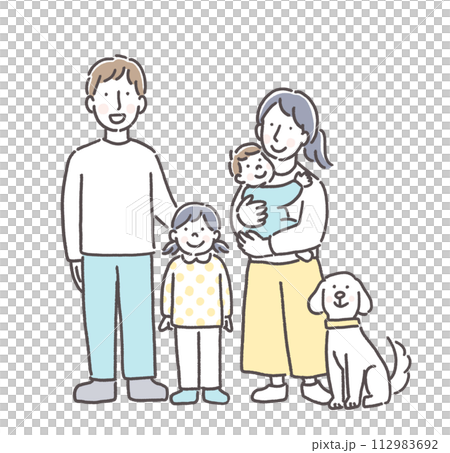  Happy family 112983692