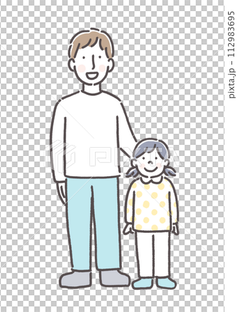 illustration of young family illustration of young family 112983695