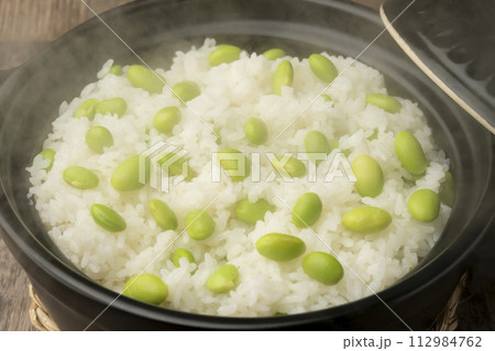 枝豆ご飯　土鍋炊き 112984762