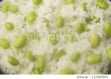 枝豆ご飯　土鍋炊き 112984891