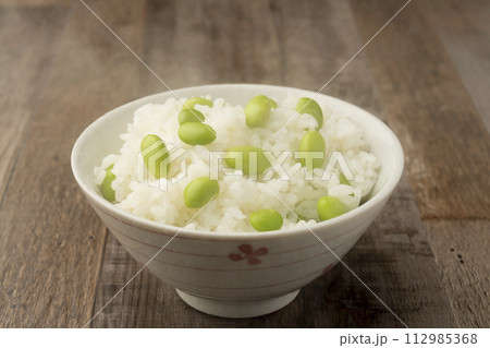 枝豆ご飯　茶碗 112985368