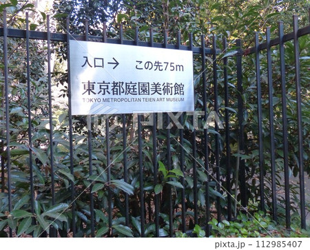 東京都庭園美術館  東京都港区白金台　旧朝香宮邸公益財団法人東京都歴史文化財団　庭園　池　林　新館  112985407