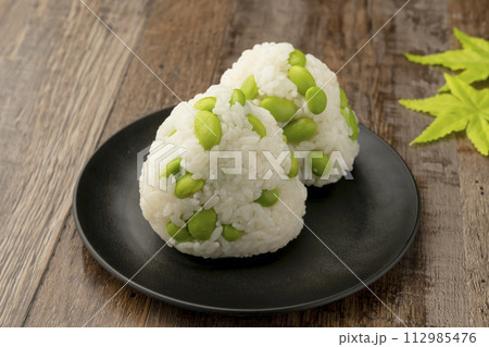 枝豆ご飯 おにぎり 枝豆ご飯 おにぎり 112985476