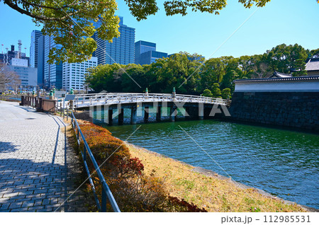 皇居東御苑　平川橋 112985531