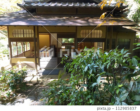 東京都庭園美術館  東京都港区白金台　旧朝香宮邸公益財団法人東京都歴史文化財団　庭園　池　林　新館  112985837