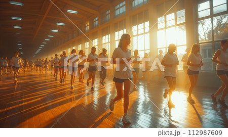 運動部の女子イメージ 112987609