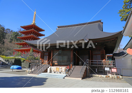 金剛寺の不動堂と五重塔 112988181