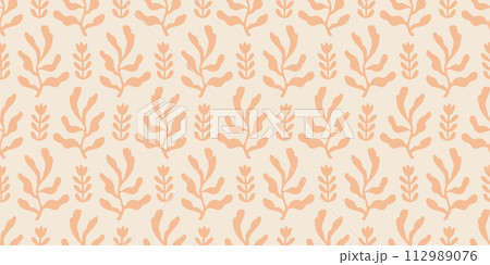 Abstract Botanical Floral Seamless Pattern Abstract Botanical Floral Seamless Pattern 112989076