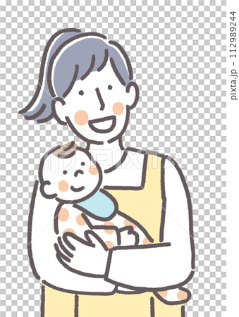 Smiling nursery teacher 112989244