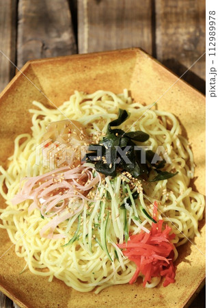 具材が少なめの冷やし中華　おうちラーメン 112989978