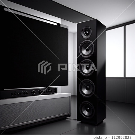 hi-fi sound system 112992822