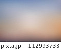Natural sky gradient from blue to orange sunset background 112993733