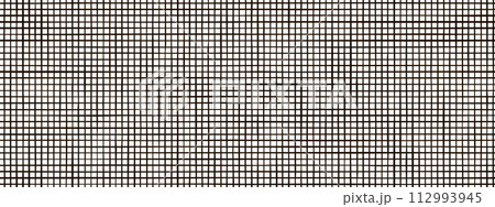 Grey mesh crosshatch on white bg seamless pattern 112993945