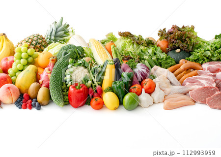 野菜　肉　集合 112993959