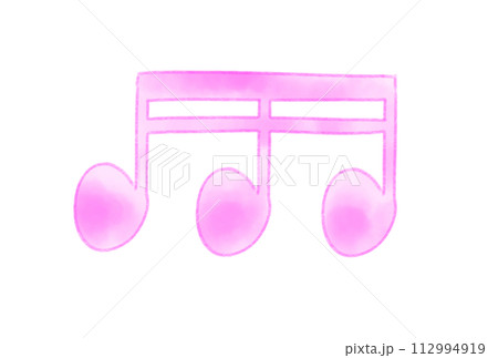 かわいい音符 かわいい音符 112994919