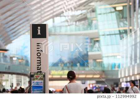 羽田空港のインフォメーション　ピクトグラム 112994992