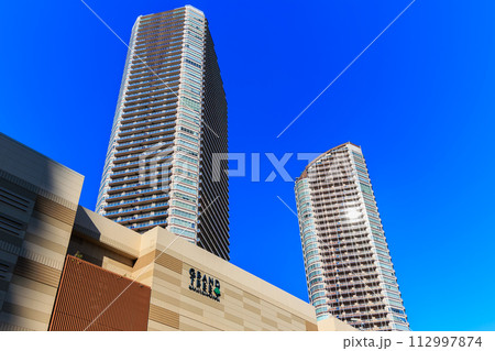 神奈川県　中原区　武蔵小杉のタワーマンションとグランツリー武蔵小杉 112997874