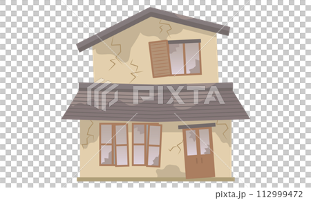 傾いて荒れた特定空家 112999472