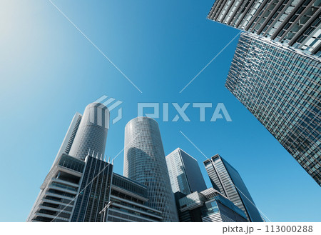 名古屋駅のパノラマ風景 113000288