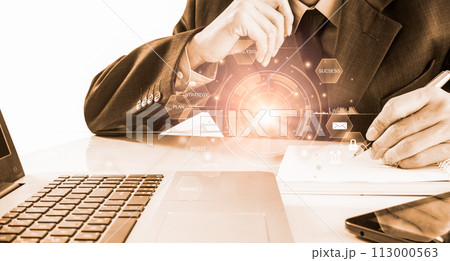 Stock market or forex trading graph and candlestick chart suitable for financial investment concept. Economy trends background for business idea and all art work design. Abstract finance background.. Stock market or forex trading graph and candlestick chart suitable for financial investment concept. Economy trends background for business idea and all art work design. Abstract finance background.. 113000563