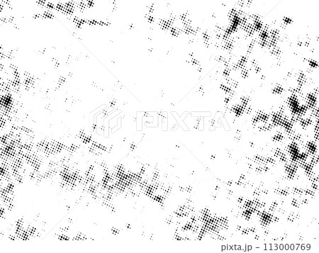 Black and white grunge. Distress overlay texture. Abstract surface dust and rough dirty wall background concept. Distress illustration simply place over object to create grunge effect. Vector EPS10. 113000769