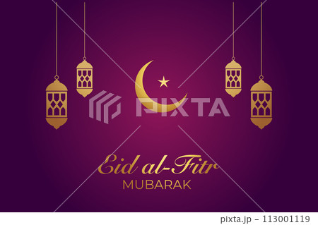 Eid al-Fitr, Ramadhan decorative greeting card 113001119
