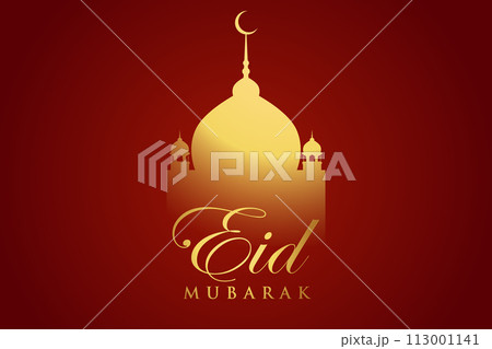 Eid al-Fitr, Ramadhan decorative greeting card Eid al-Fitr, Ramadhan decorative greeting card 113001141