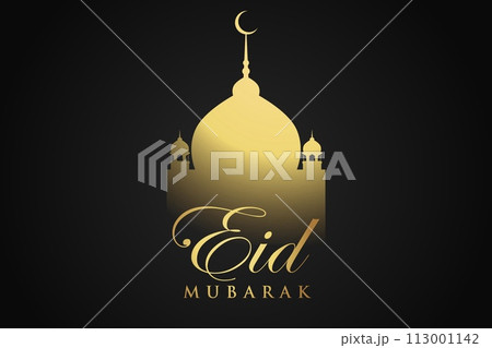 Eid al-Fitr, Ramadhan decorative greeting card 113001142