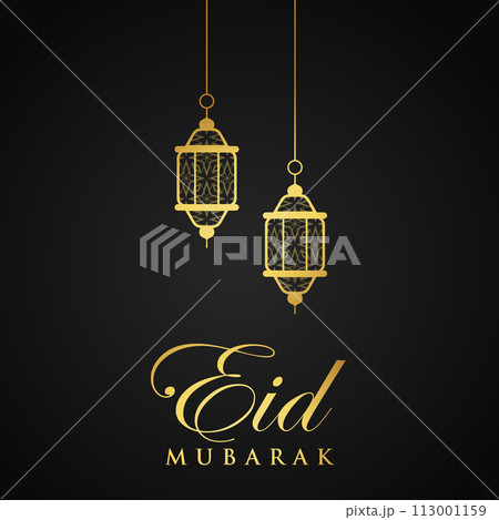 Eid al-Fitr, Ramadhan decorative greeting card 113001159