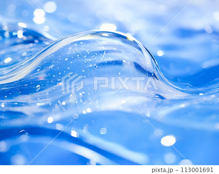 Clear water surface. Environment day, Earth day, World Water Day Concept. Saving water. Environmental protection. Clear water surface. Environment day, Earth day, World Water Day Concept. Saving water. Environmental protection. 113001691