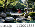 伝統的な日本庭園20 113001828