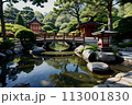伝統的な日本庭園22 113001830