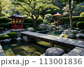 伝統的な日本庭園27 113001836