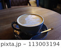 うさぎのラテアート 113003194
