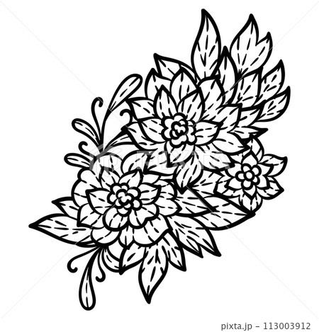 Lace background with flowers. Embroidery handmade decoration. Lace background with flowers. Embroidery handmade decoration. 113003912